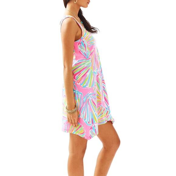 Lilly Pulitzer Monterey Dress Pink Pout Shellabrate XS #4393 - Picture 5 of 16